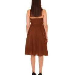 HPO Adult Women's Poop Emoji Dress Funny Costume | Brown Halloween Costume 12 HPO Adult Women's Poop Emoji Dress Funny Costume | Brown Halloween Costume