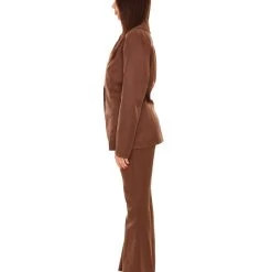 HPO Adult Women's Deluxe Party Suit Costume | Dark Brown Cosplay Costume