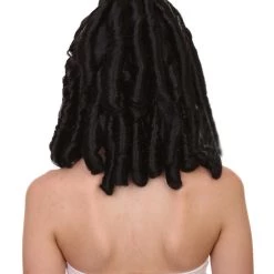 HPO Women's Curly Gothic Vampire Womens Wig | Vampiress Character Cosplay Halloween Wig | Premium Breathable Capless Cap 12 HPO Women's Curly Gothic Vampire Womens Wig | Vampiress Character Cosplay Halloween Wig | Premium Breathable Capless Cap