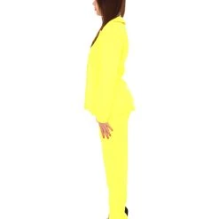 HPO Adult Women's Deluxe Party Suit Costume | Yellow Cosplay Costume 11 HPO Adult Women's Deluxe Party Suit Costume | Yellow Cosplay Costume