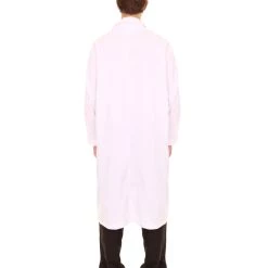 HPO Adult Men's Crazy Scientist Doctor Robe Coat Costume | White Cosplay Costume