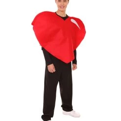 HPO Adult Men's Valentine's Day Heart Costume | Red And Black Cosplay Costume 8 HPO Adult Men's Valentine's Day Heart Costume | Red And Black Cosplay Costume