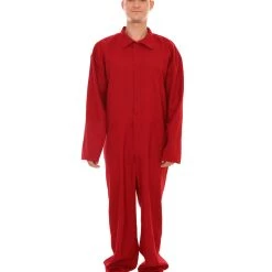 HPO Adult Men's Masked Madman Costume | Brown Cosplay Costume