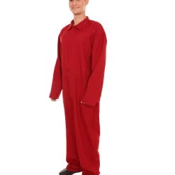 HPO Adult Men's Masked Madman Costume | Brown Cosplay Costume