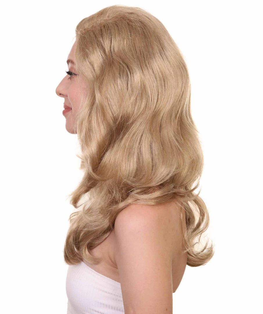 HPO Women's TV Movie Wig | Golden Blonde Wig | Premium Breathable Capless Cap 3 HPO Women's TV Movie Wig | Golden Blonde Wig | Premium Breathable Capless Cap