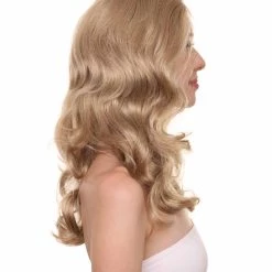 HPO Women's TV Movie Wig | Golden Blonde Wig | Premium Breathable Capless Cap 13 HPO Women's TV Movie Wig | Golden Blonde Wig | Premium Breathable Capless Cap