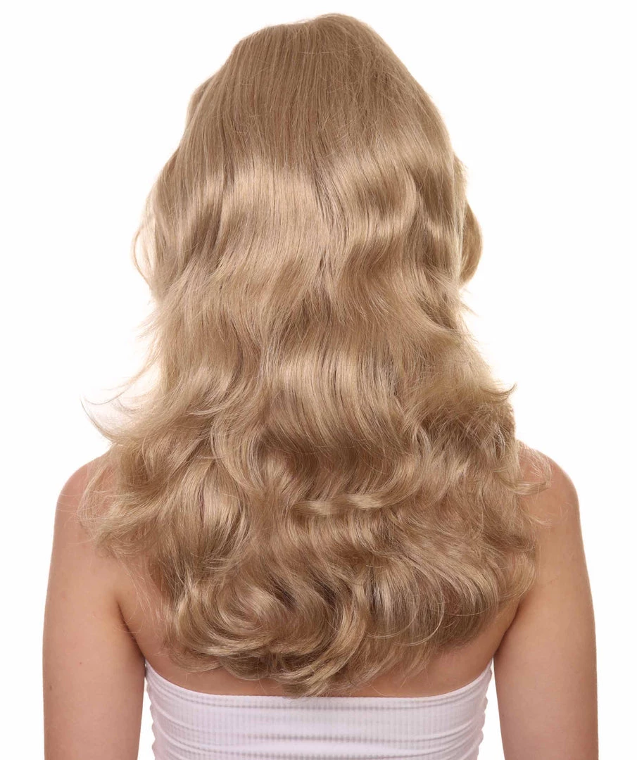 HPO Women's TV Movie Wig | Golden Blonde Wig | Premium Breathable Capless Cap 4 HPO Women's TV Movie Wig | Golden Blonde Wig | Premium Breathable Capless Cap