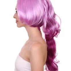 HPO Womens Game Dark Wig | Purple Anime Cosplay Wigs | Premium Breathable Capless Cap 11 HPO Womens Game Dark Wig | Purple Anime Cosplay Wigs | Premium Breathable Capless Cap