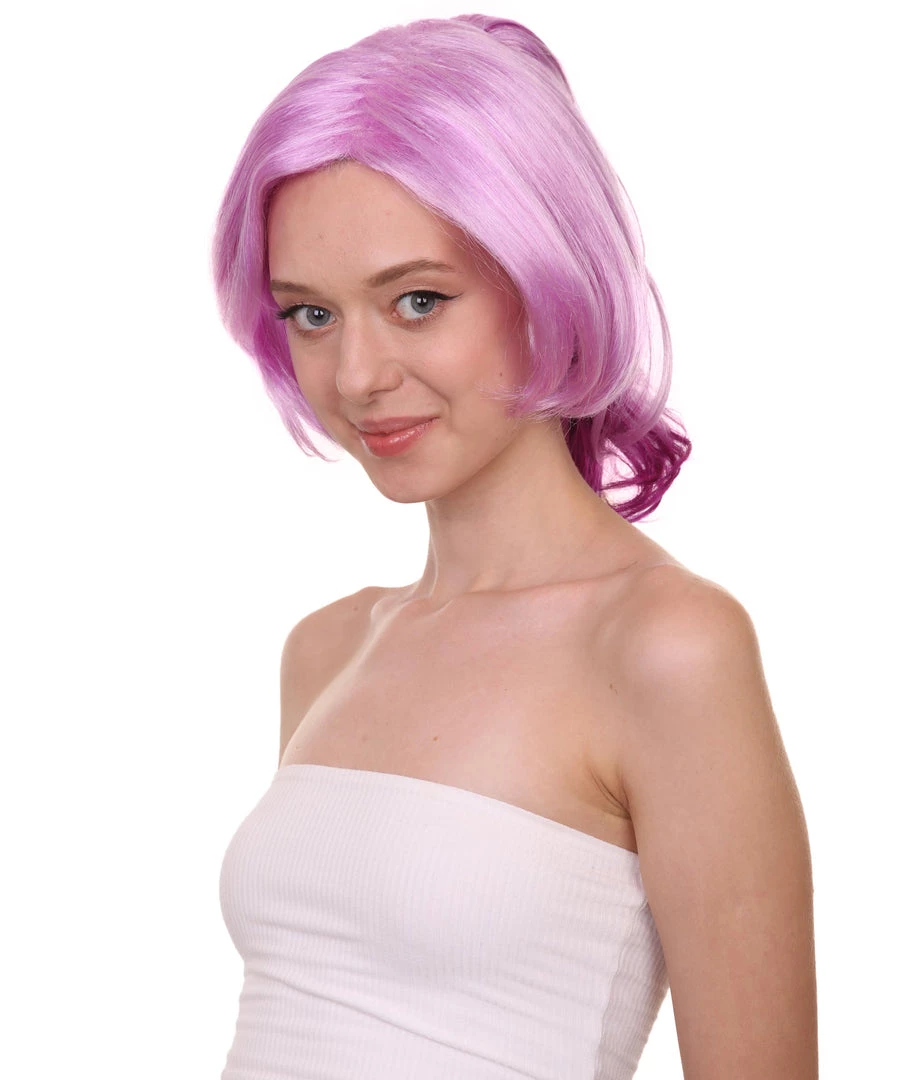 HPO Womens Game Dark Wig | Purple Anime Cosplay Wigs | Premium Breathable Capless Cap 2 HPO Womens Game Dark Wig | Purple Anime Cosplay Wigs | Premium Breathable Capless Cap