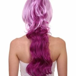 HPO Womens Game Dark Wig | Purple Anime Cosplay Wigs | Premium Breathable Capless Cap 12 HPO Womens Game Dark Wig | Purple Anime Cosplay Wigs | Premium Breathable Capless Cap