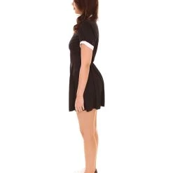 HPO Adult Women's Gothic Darling Dress Costume | Black Halloween Cosplay