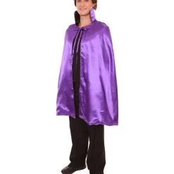 HPO Adult Men's Reversible Vampire Cape Costume | Multiple Color Options Halloween Costume
