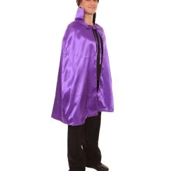 HPO Adult Men's Reversible Vampire Cape Costume | Multiple Color Options Halloween Costume