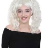 HPO Women's Adults Womens Wig | White TV/Movie Party Ready Fancy Cosplay Halloween Wig | Premium Breathable Capless Cap