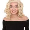 HPO Goldilocks Womens Wig | Medium Curly Stage/Event Fancy Halloween Wig | Premium Breathable Capless Cap