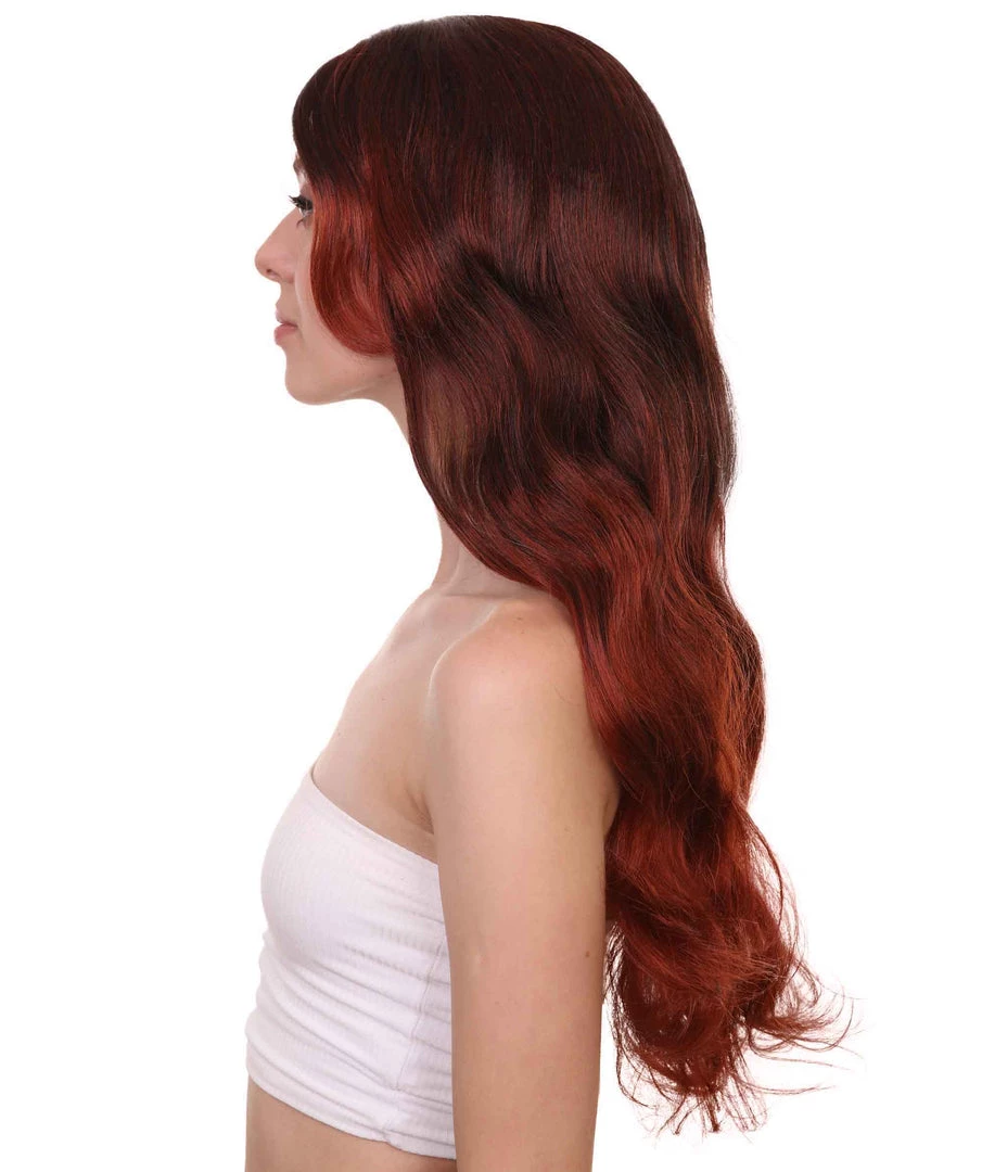 HPO Dreamgirl Womens Wig | Brown Celebrity Star Halloween Wig | Premium Breathable Capless Cap Women's 3 HPO Dreamgirl Womens Wig | Brown Celebrity Star Halloween Wig | Premium Breathable Capless Cap Women's