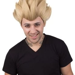 BC Adult Men's Blonde Color Spiked Cosplay Anime Wig