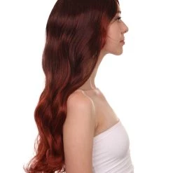 HPO Dreamgirl Womens Wig | Brown Celebrity Star Halloween Wig | Premium Breathable Capless Cap Women's 13 HPO Dreamgirl Womens Wig | Brown Celebrity Star Halloween Wig | Premium Breathable Capless Cap Women's