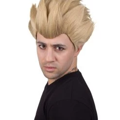 BC Adult Men's Blonde Color Spiked Cosplay Anime Wig
