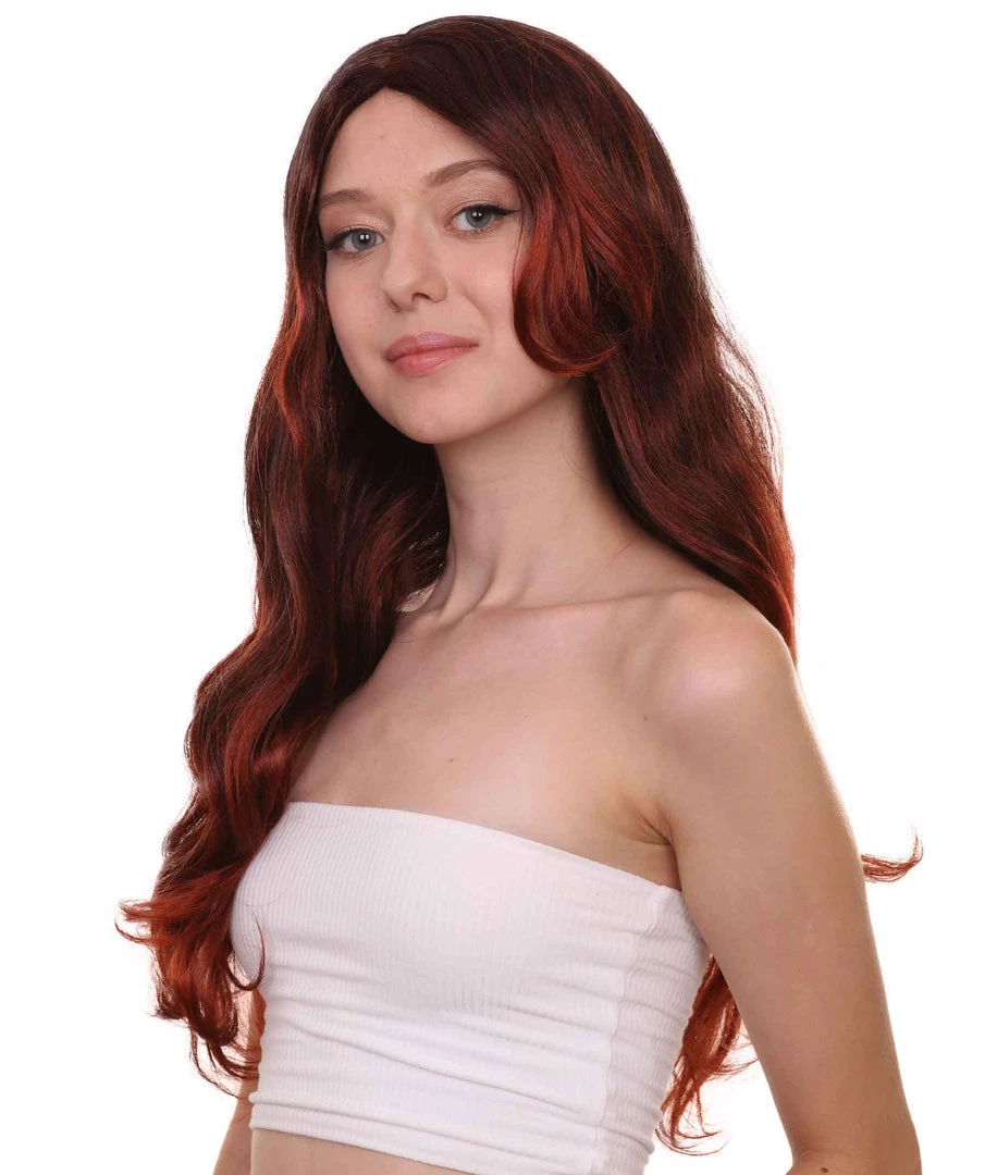 HPO Dreamgirl Womens Wig | Brown Celebrity Star Halloween Wig | Premium Breathable Capless Cap Women's 2 HPO Dreamgirl Womens Wig | Brown Celebrity Star Halloween Wig | Premium Breathable Capless Cap Women's