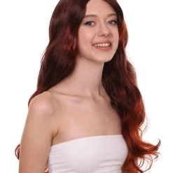 HPO Dreamgirl Womens Wig | Brown Celebrity Star Halloween Wig | Premium Breathable Capless Cap Women's 14 HPO Dreamgirl Womens Wig | Brown Celebrity Star Halloween Wig | Premium Breathable Capless Cap Women's