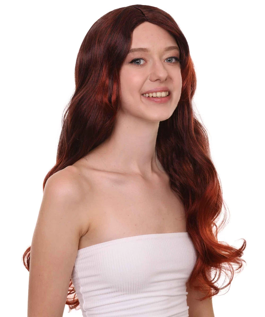 HPO Dreamgirl Womens Wig | Brown Celebrity Star Halloween Wig | Premium Breathable Capless Cap Women's 6 HPO Dreamgirl Womens Wig | Brown Celebrity Star Halloween Wig | Premium Breathable Capless Cap Women's