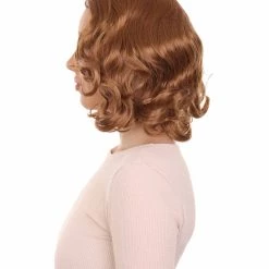 HPO Mad Men Betty Draper Wig | Medium Brown Fancy Wig | Premium Breathable Capless Cap Women's