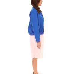 HPO Adult Women's Stranger Jacket And Dress TV/Movie Costume | Blue & Pink Halloween Costume 13 HPO Adult Women's Stranger Jacket And Dress TV/Movie Costume | Blue & Pink Halloween Costume