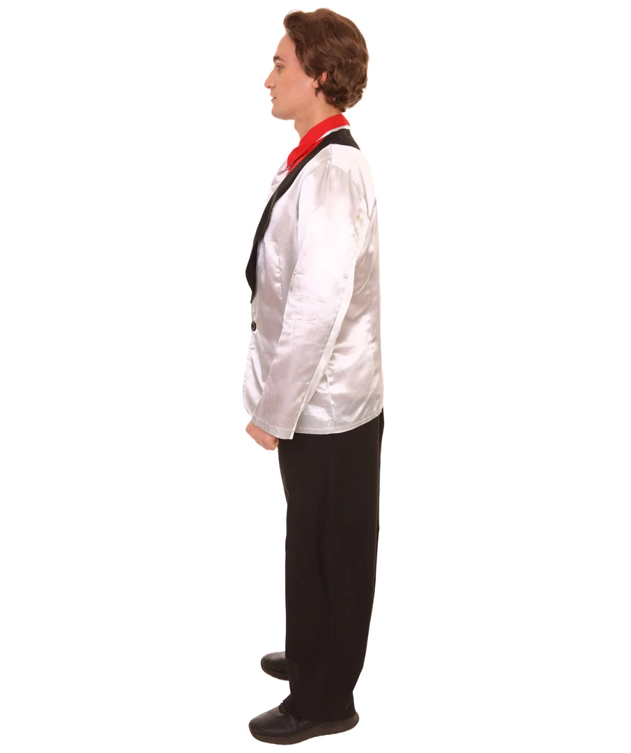 HPO Adult Men's Clown Suit Costume | Multi Color Cosplay Costume 4 HPO Adult Men's Clown Suit Costume | Multi Color Cosplay Costume