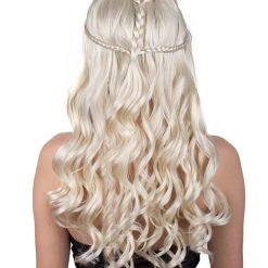 BC Adult Women's Blonde Color Wavy Medium Length Trendy Wig 12 BC Adult Women's Blonde Color Wavy Medium Length Trendy Wig