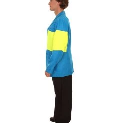 FLAGWIGS Adult Men's Sweden Flag Jacket Costume | Patriotic Cosplay Costume