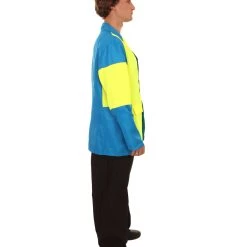 FLAGWIGS Adult Men's Sweden Flag Jacket Costume | Patriotic Cosplay Costume