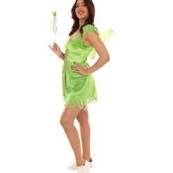 HPO Adult Women's Pretty Fairy Costume | Green Halloween Costume 10 HPO Adult Women's Pretty Fairy Costume | Green Halloween Costume