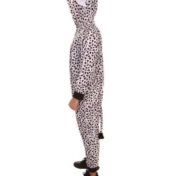 HPO Adult Women's Cow Jumpsuit | Black And White Halloween Costume