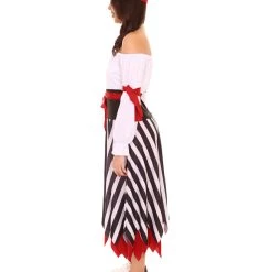 HPO Adult Women's Pirate Costume | Multi Halloween Costume