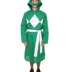 HPO Adult Men's Anime Costume | White & Green Cosplay Costume