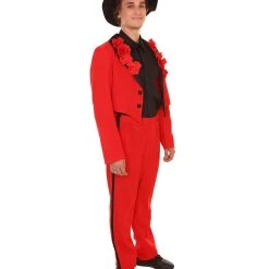 HPO Adult Men's Day Of The Dead Senor Horror Costume | Red Cosplay Costume