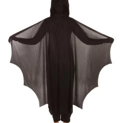 HPO Adult Women's Cozy Bat Jumpsuit | Black Halloween Costume 10 HPO Adult Women's Cozy Bat Jumpsuit | Black Halloween Costume