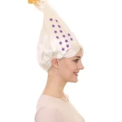 HPO White Christmas Tree Unisex Wig | Christmas Star Xmas Wig | Premium Breathable Capless Cap 13 HPO White Christmas Tree Unisex Wig | Christmas Star Xmas Wig | Premium Breathable Capless Cap