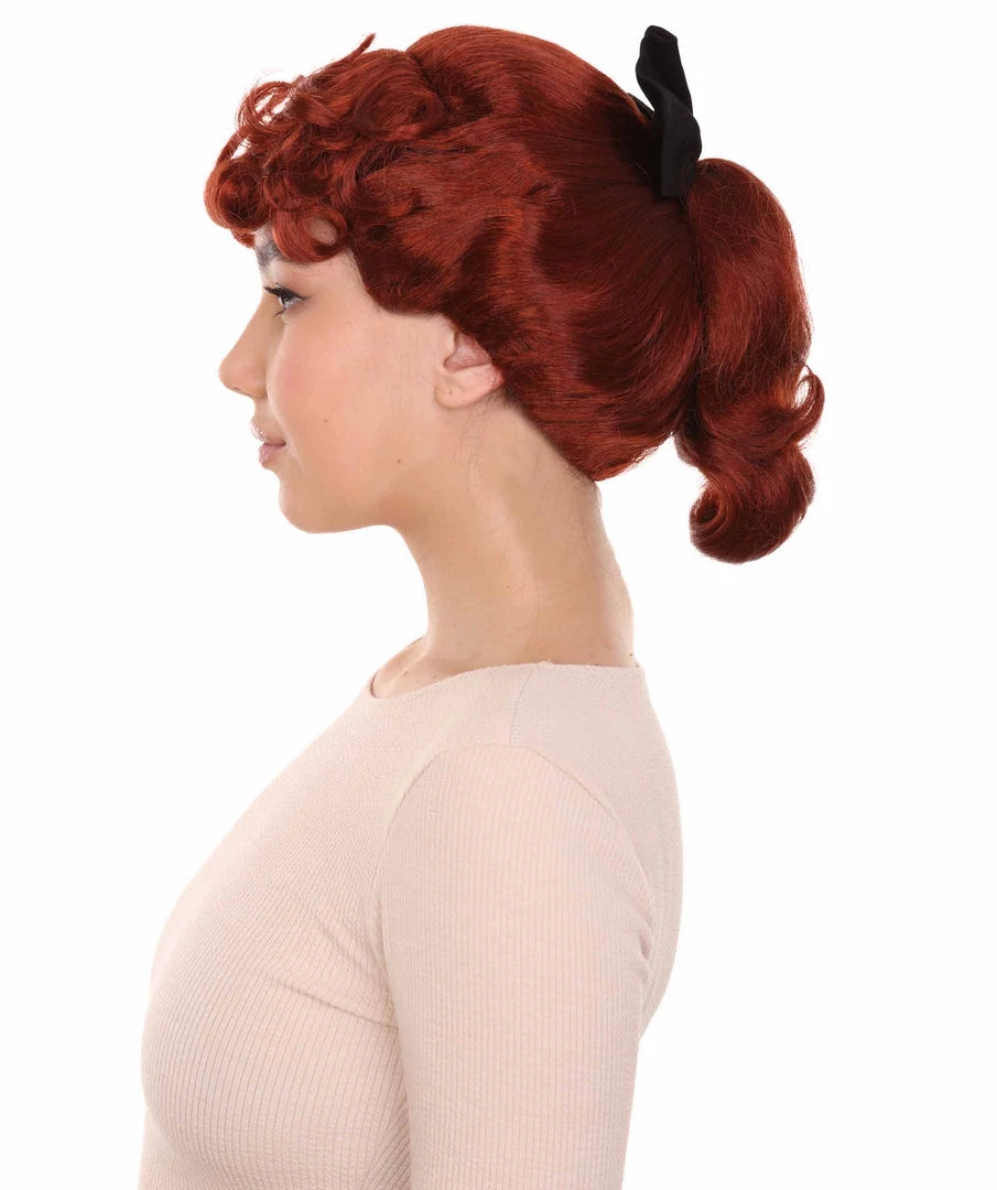 HPO Womens 50's Housewife Wig | Red TV/Movie Wigs 3 HPO Womens 50's Housewife Wig | Red TV/Movie Wigs