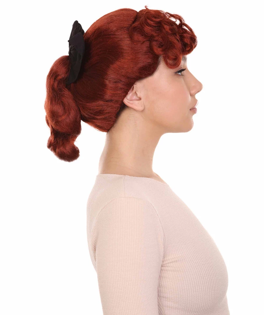 HPO Womens 50's Housewife Wig | Red TV/Movie Wigs 5 HPO Womens 50's Housewife Wig | Red TV/Movie Wigs