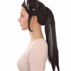 HPO Women's Womens Singer Bun Wigs Collection | Eurovision Song Contest | Celebrity Wigs | Premium Breathable Capless Cap