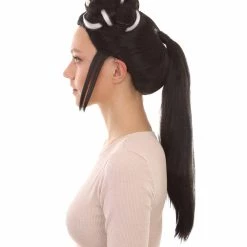 HPO Women's Womens Singer Bun Wigs Collection | Eurovision Song Contest | Celebrity Wigs | Premium Breathable Capless Cap