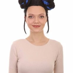 HPO Women's Womens Singer Bun Wigs Collection | Eurovision Song Contest | Celebrity Wigs | Premium Breathable Capless Cap