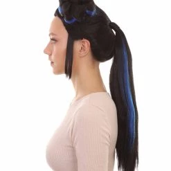 HPO Women's Womens Singer Bun Wigs Collection | Eurovision Song Contest | Celebrity Wigs | Premium Breathable Capless Cap