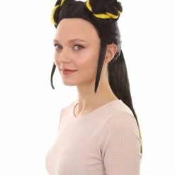 HPO Women's Womens Singer Bun Wigs Collection | Eurovision Song Contest | Celebrity Wigs | Premium Breathable Capless Cap