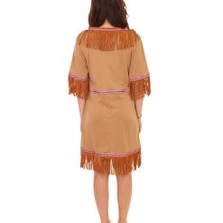 HPO Adult Women's Ladies Cowgirl Dress Costume | Brown Cosplay Costume