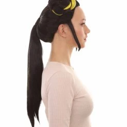 HPO Women's Womens Singer Bun Wigs Collection | Eurovision Song Contest | Celebrity Wigs | Premium Breathable Capless Cap