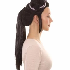 HPO Women's Womens Singer Bun Wigs Collection | Eurovision Song Contest | Celebrity Wigs | Premium Breathable Capless Cap
