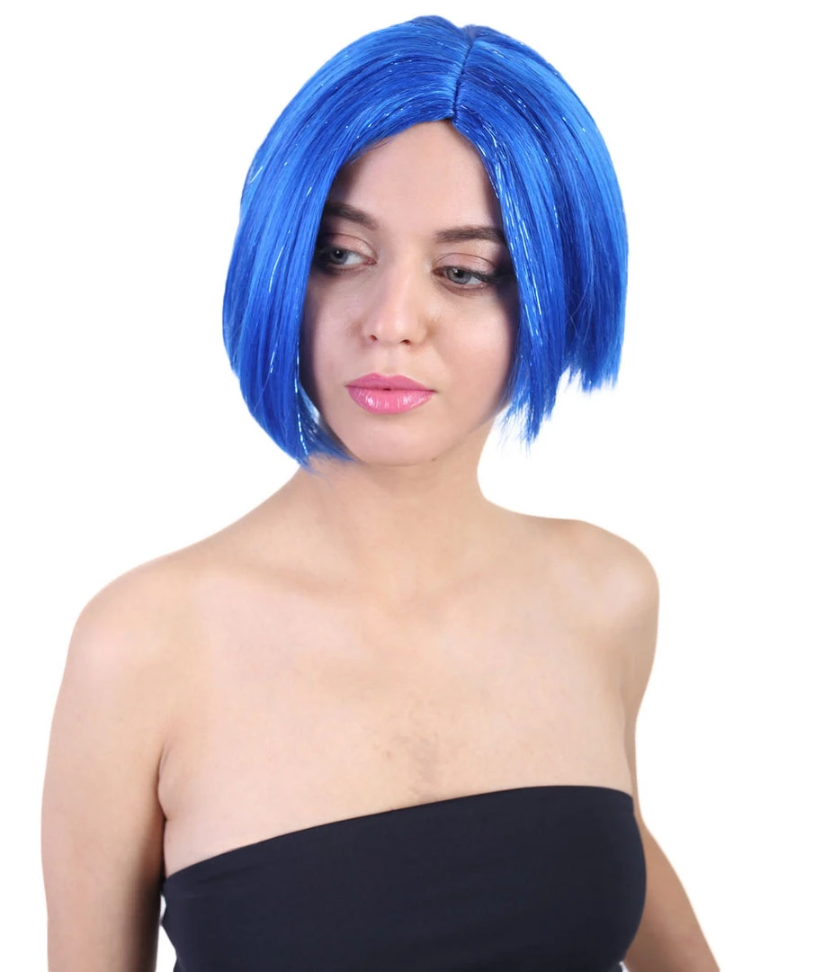 HPO Sad Blue Womens Wig | Sexy Cosplay Party Halloween Wig | Premium Breathable Capless Cap 1 HPO Sad Blue Womens Wig | Sexy Cosplay Party Halloween Wig | Premium Breathable Capless Cap